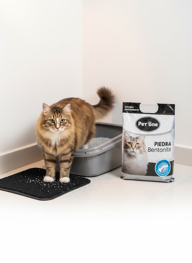Piedras Sanitarias Bentonita Aglomerante Pet One 4kg Gatos
