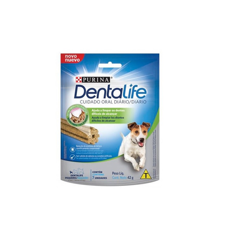 Snack para perros Dentalife Sticks Cuidado Oral Diario Raza Pequeña 42gr