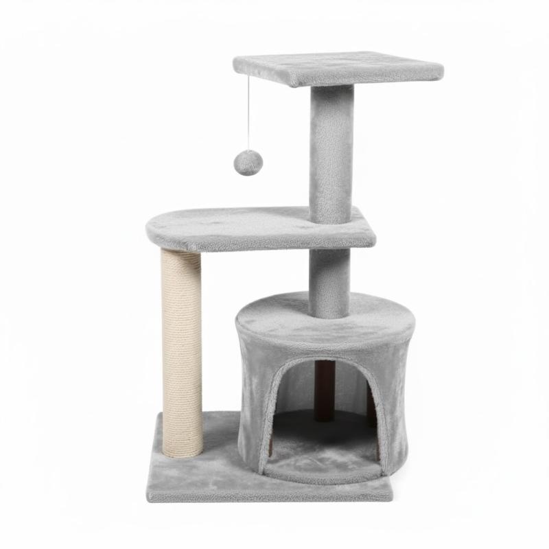 Rascador Gimansio Felpa Persa Siames Torre Taiwan Para Gatos