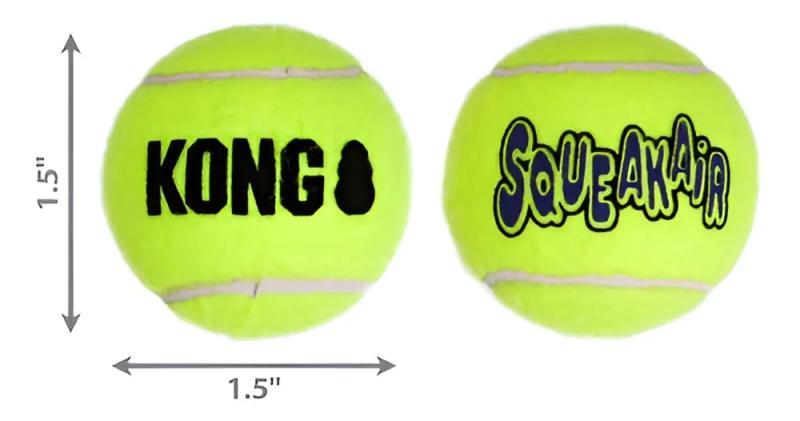 Juguete Pelota Squeak Air Ball Xs 3u Con Chifle Para Perros