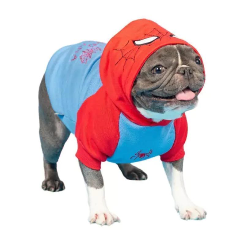 Ropa Para Perros Buzo Spider Capucha Cachorros Adulto Mascota
