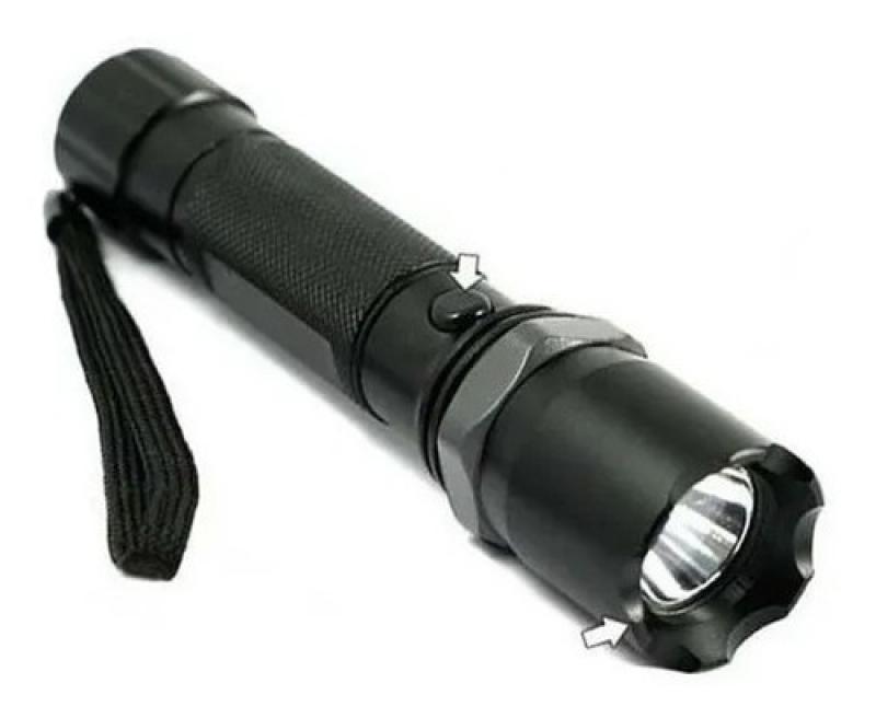 Linterna Tactica Led Zoom Recargable Baliza Cargador Usb