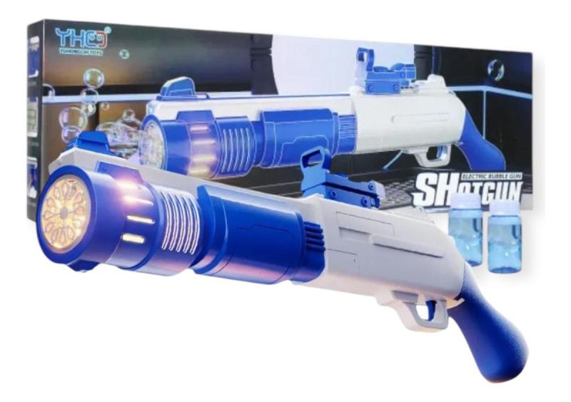 Ametralladora De Burbujas Juguete Niños Infantil Burbujero