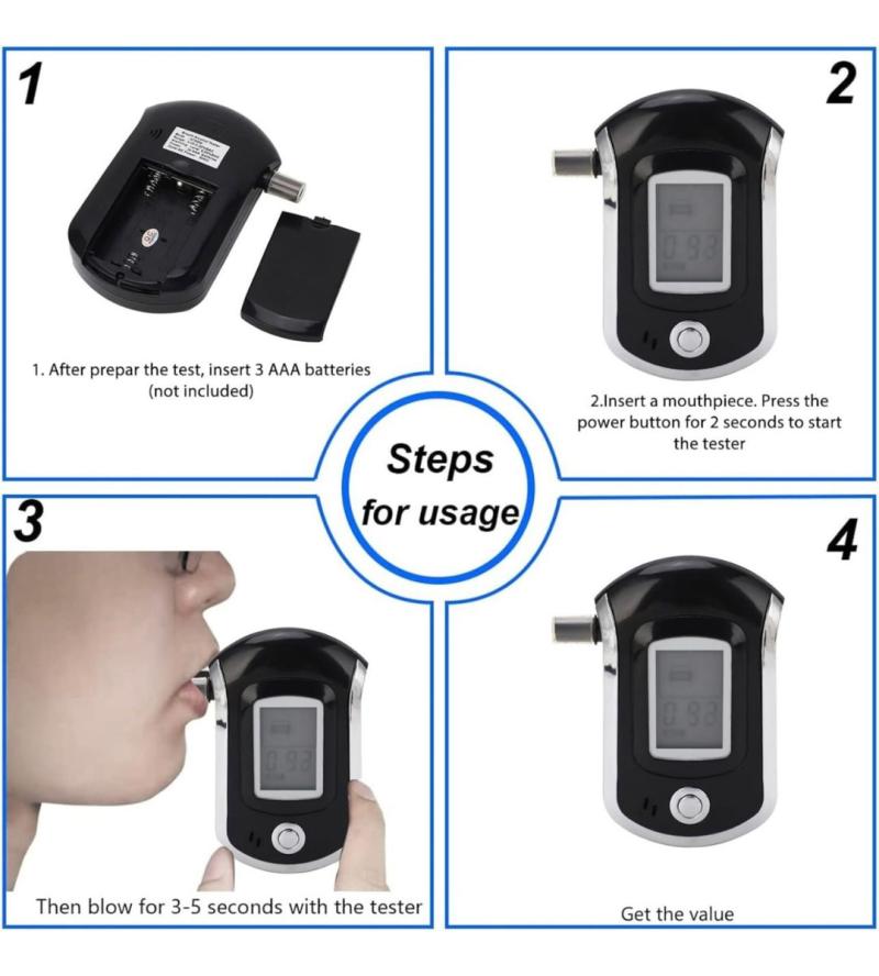 Tester Medidor De Alcohol Portatil Profesional