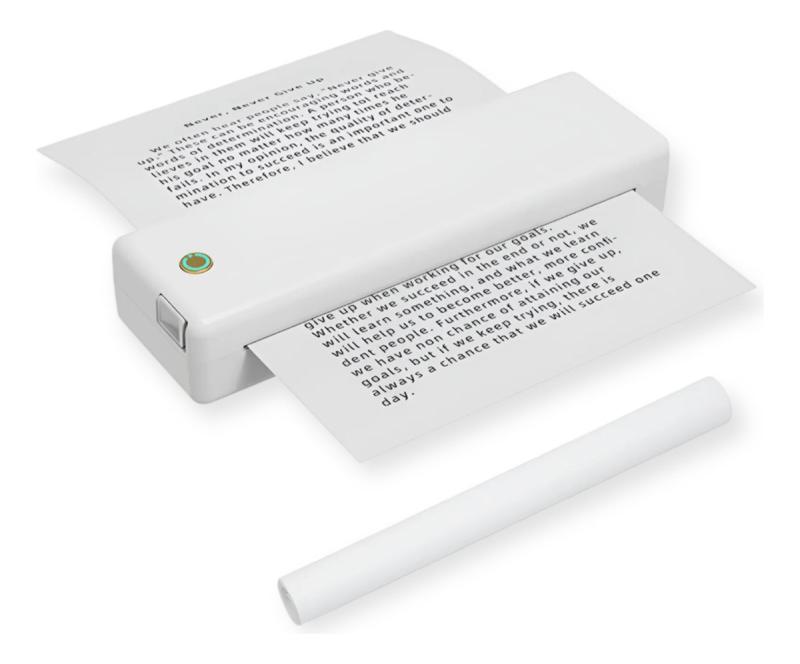 Impresora Térmica Impresión De Papel Portátil