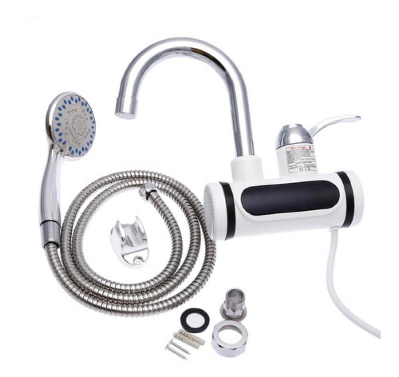 Canilla Grifería Electrica Con Duchador De Mano Cocina/baño