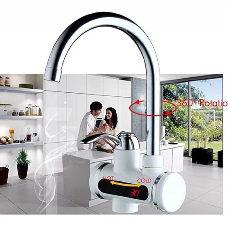 Canilla Grifería Electrica Con Duchador De Mano Cocina/baño