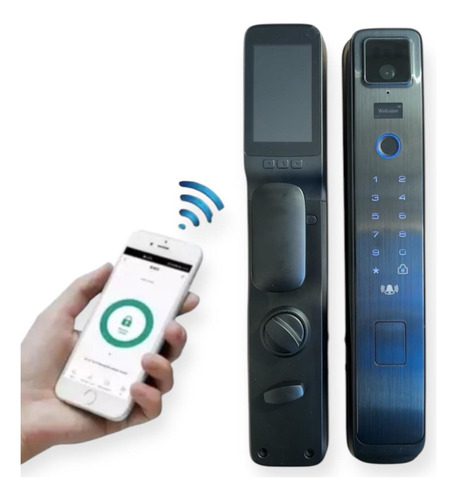 Cerradura Inteligente Wifi Camara Huella Biometrica Smart