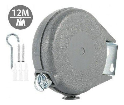 Tender De Pared Extensible Retractil 12 Metros Cuelga Ropa