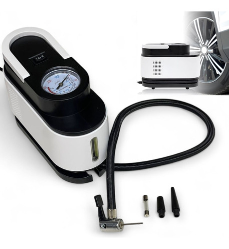 Compresor De Aire Eléctrico Portátil De 12 V Calibrador