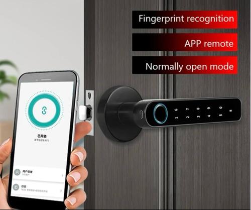 Cerradura Digital Biométrica Huella Dactilar Y Llave