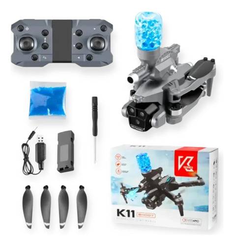 Dron K11 Max Shoot Dispara Bolitas Hidrogel Cámara