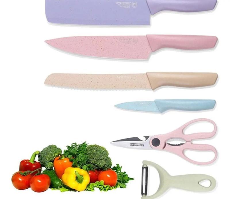 Set De Cuchillos Profesionales Para Cocina De Acero Inoxidables