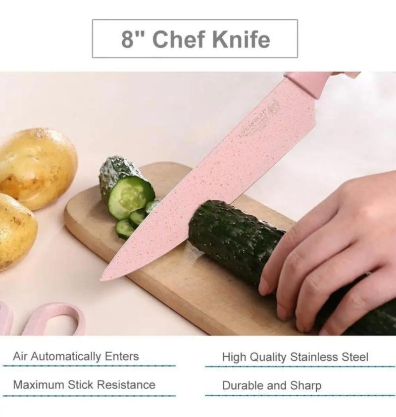 Set De Cuchillos Profesionales Para Cocina De Acero Inoxidables