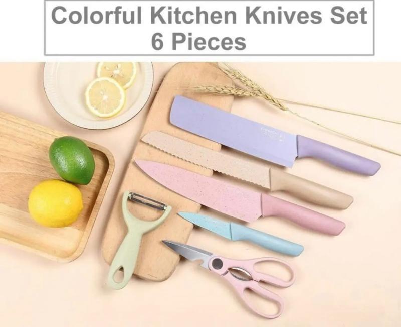 Set De Cuchillos Profesionales Para Cocina De Acero Inoxidables