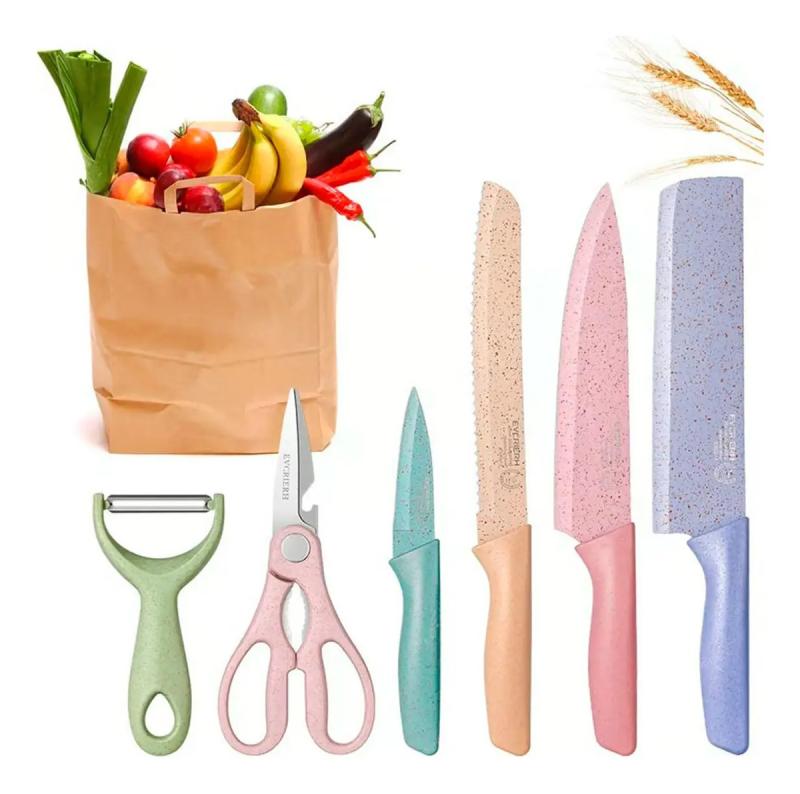 Set De Cuchillos Profesionales Para Cocina De Acero Inoxidables
