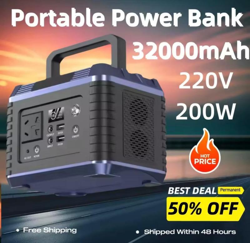 Estación De Carga De Litio Ternaria Portátil 200w