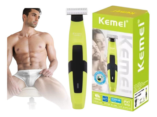 Afeitadora Recargable Kemei Cortadora De Cabello Electrica