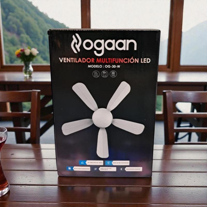 Ventilador De Techo Led Lampara Con Control Remoto