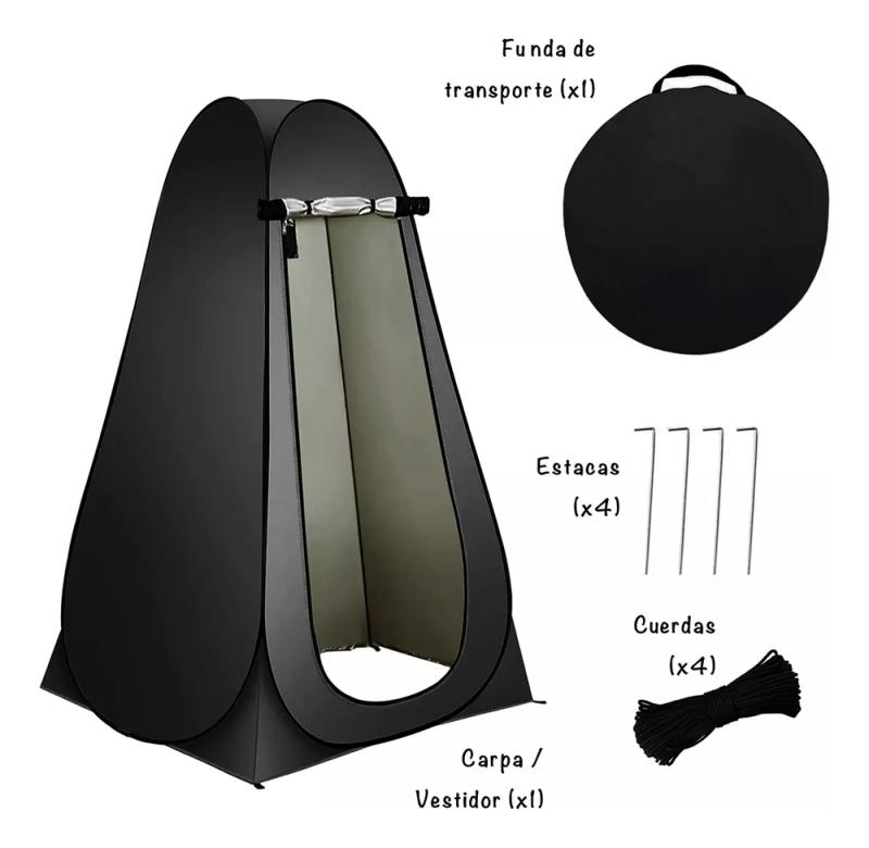 Tienda Campaña Ducha Carpa Portátil Vestidor Autoarmable