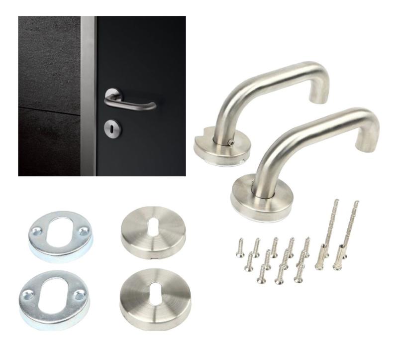 Juego De Manijas De Acero Inoxidable Para Puertas