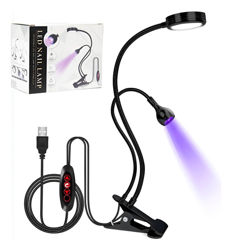 Luz De Secado Uv Led Para Uñas De Gel Lámpara Clip
