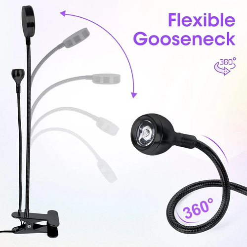 Luz De Secado Uv Led Para Uñas De Gel Lámpara Clip