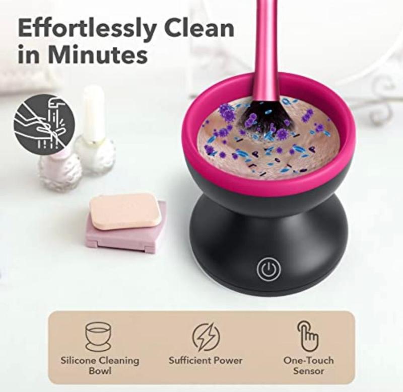 Limpiador De Brochas Maquillaje Electrico Usb