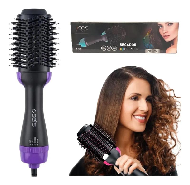 Cepillo Secador Y Voluminizador De Pelo