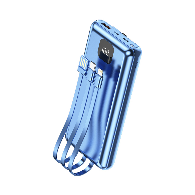 Batería Portátil Power Bank 20,000 Mah Con Linterna