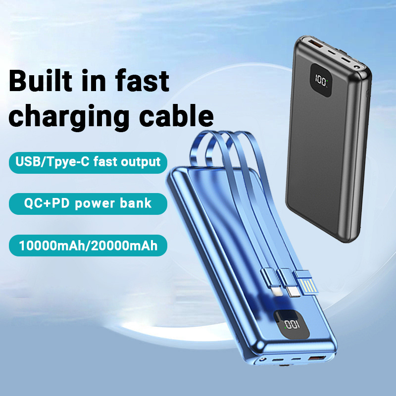 Batería Portátil Power Bank 20,000 Mah Con Linterna