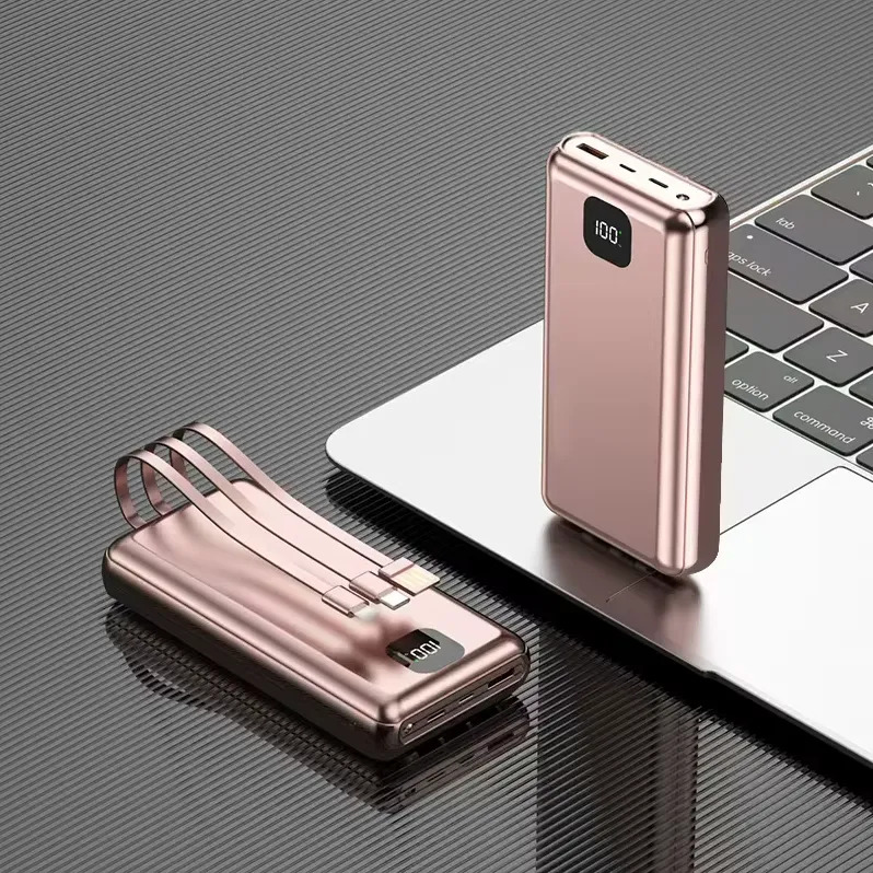 Batería Portátil Power Bank 20,000 Mah Con Linterna