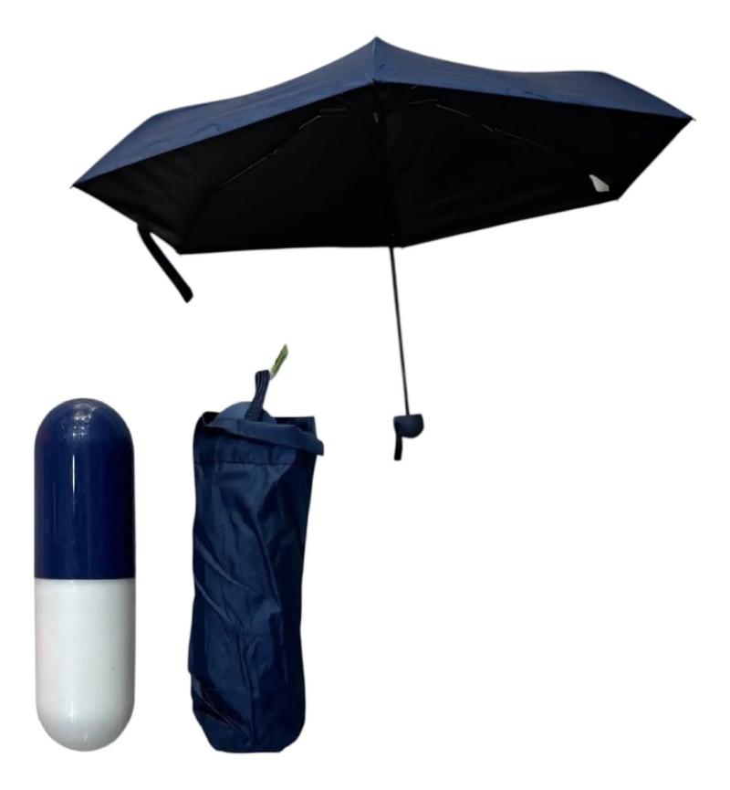 Paraguas De Viaje Lluvia Compacto Proteccion Ub