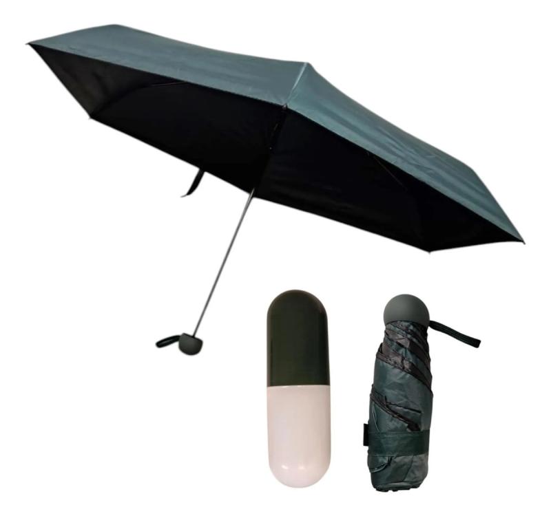Paraguas De Viaje Lluvia Compacto Proteccion Ub