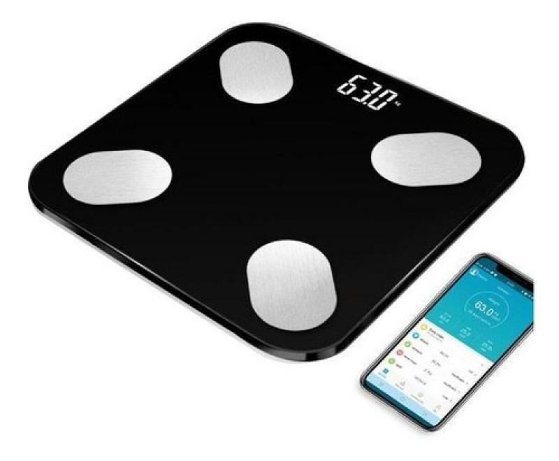 Balanza De Baño Bluetooth Familiar Ultra Slim 180kg