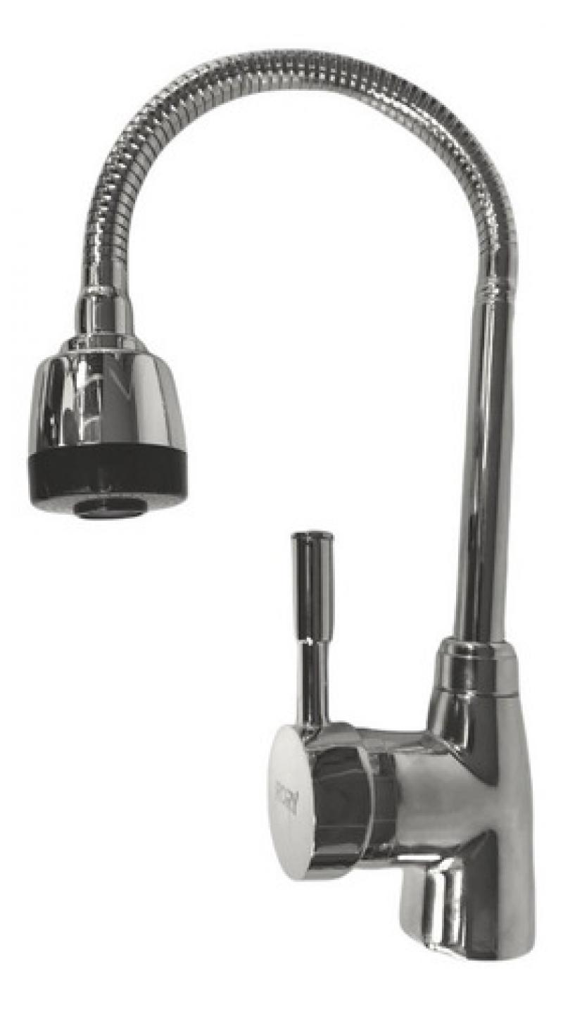 Canilla Flexible Monocomando Diseño Cocina Mesada