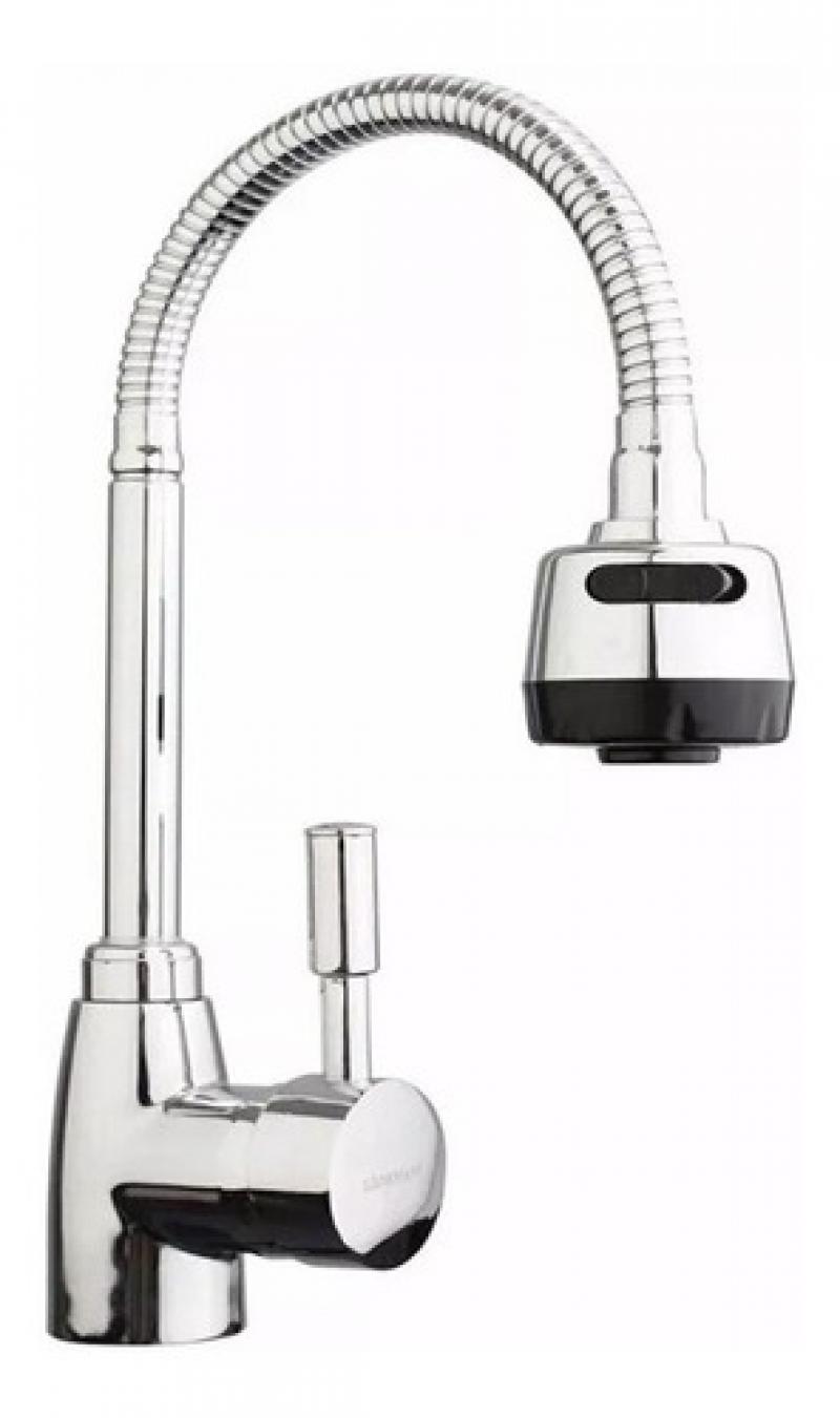 Canilla Flexible Monocomando Diseño Cocina Mesada