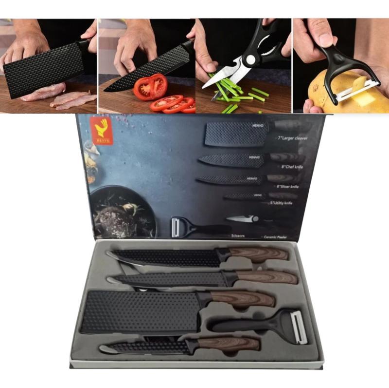 Set De Cuchillos Profesionales Para Cocina De Acero Inoxidables