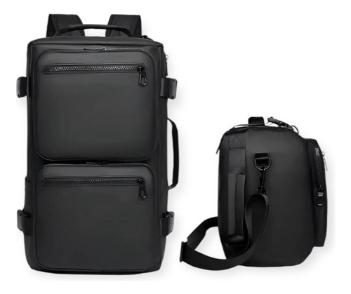 Morral Bolso Mochila 3 En 1 Impermeable Correas