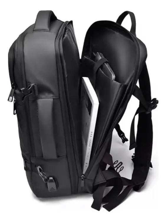 Mochila Con Bomba De Vacío Expandible Con Diseño Antirrobo