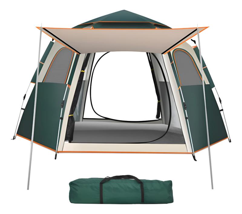 Carpa Grande Hexagonal Portátil Exteriores Para 5-8 Personas