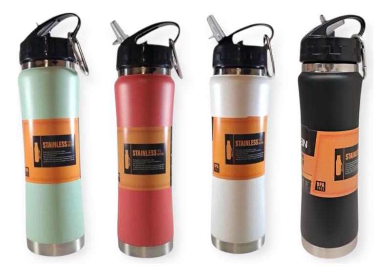 Botella Deportiva Acero Inoxidable 1 Litro