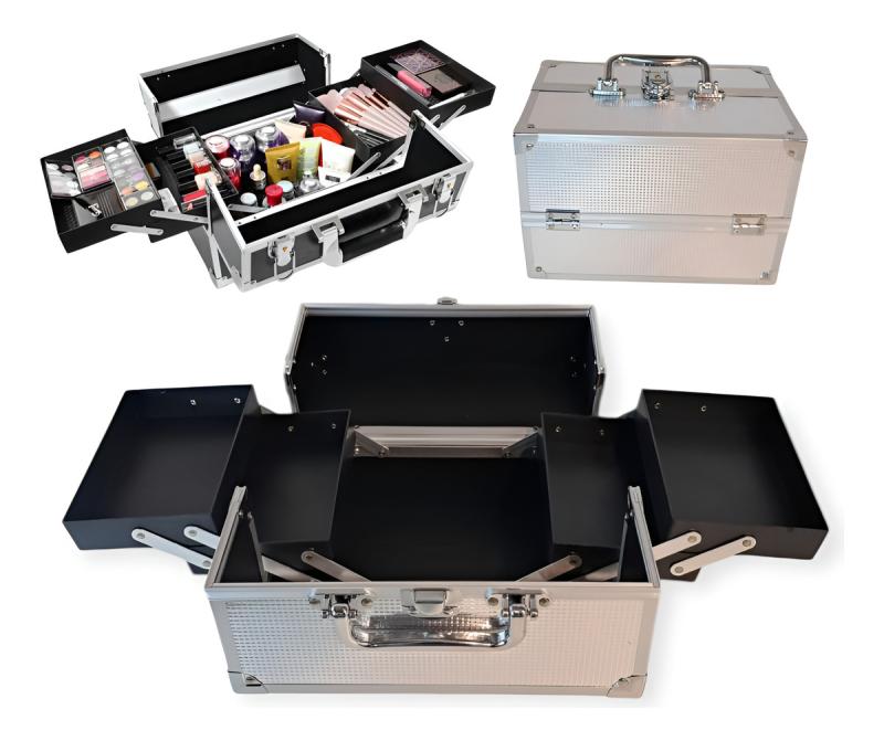 Maletin Organizador Valija Portacosmeticos Con Llave