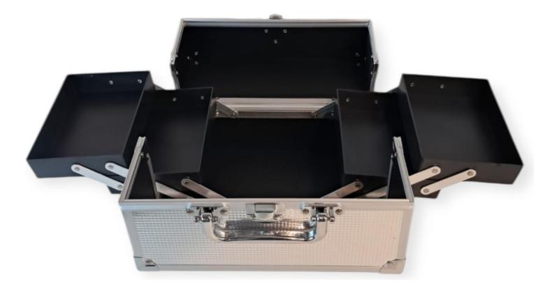 Maletin Organizador Valija Portacosmeticos Con Llave