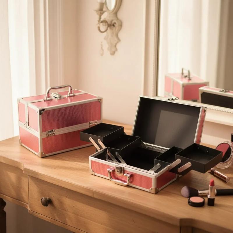 Maletin Organizador Valija Portacosmeticos Con Llave