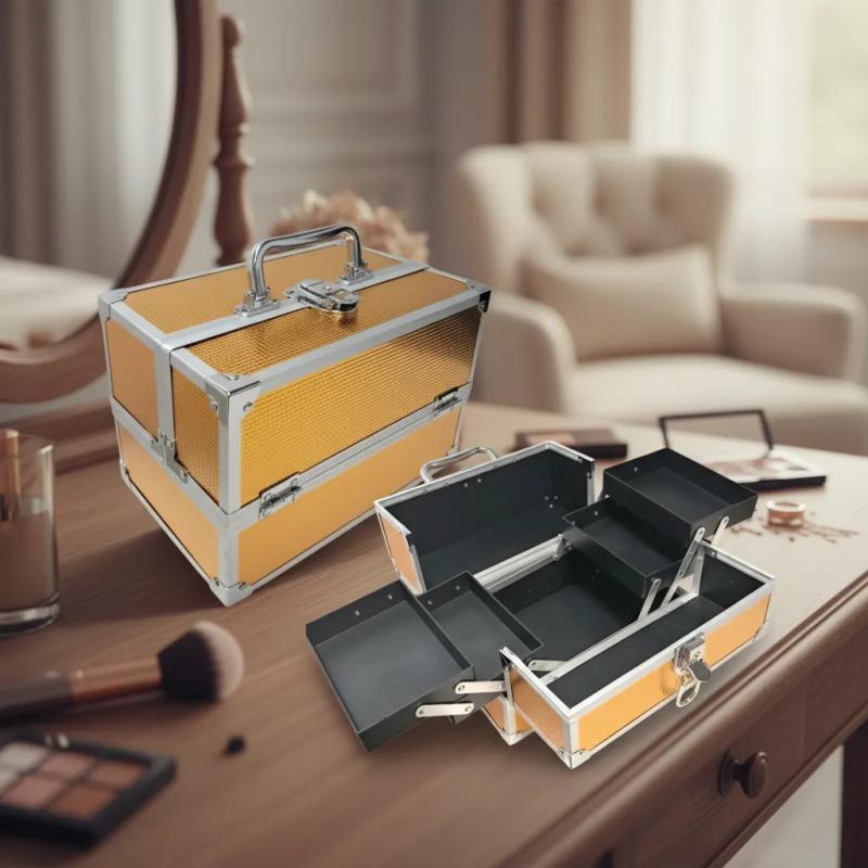 Maletin Organizador Valija Portacosmeticos Con Llave