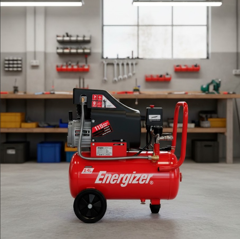 Compresor De Aire Energizer 24 Litros 2 Hp