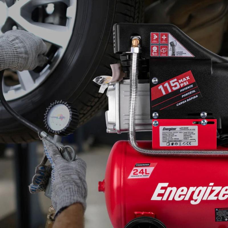 Compresor De Aire Energizer 24 Litros 2 Hp