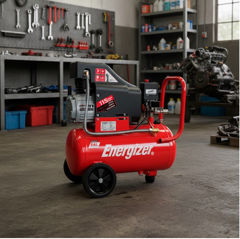 Compresor De Aire Energizer 24 Litros 2 Hp