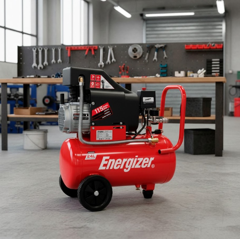 Compresor De Aire Energizer 24 Litros 2 Hp